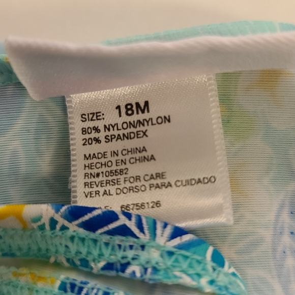 Tangerine One Piece Baby bathing suit 18 months - Picture 9 of 10